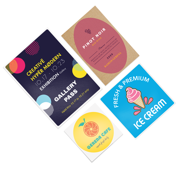 Full Color roll labels