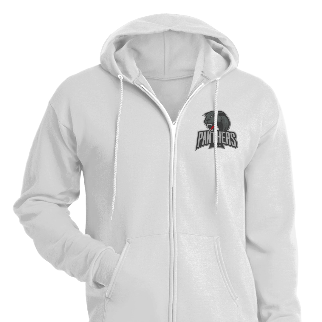 Custom Hoodies, Zip-Up, White or Black, Upload Your Own Design, 1 QTY - GotPrint