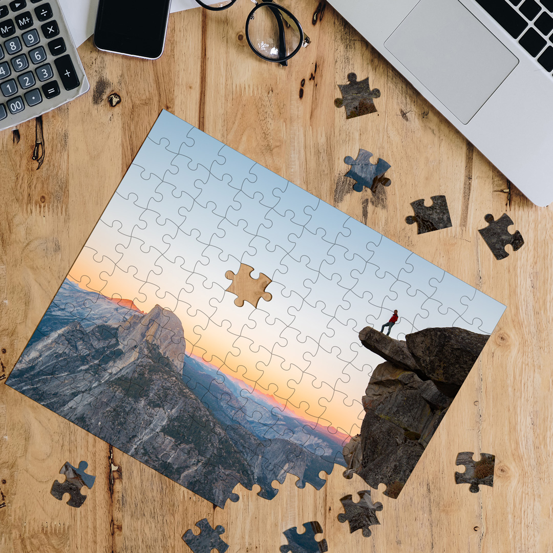 Custom 110 Piece Photo Puzzles