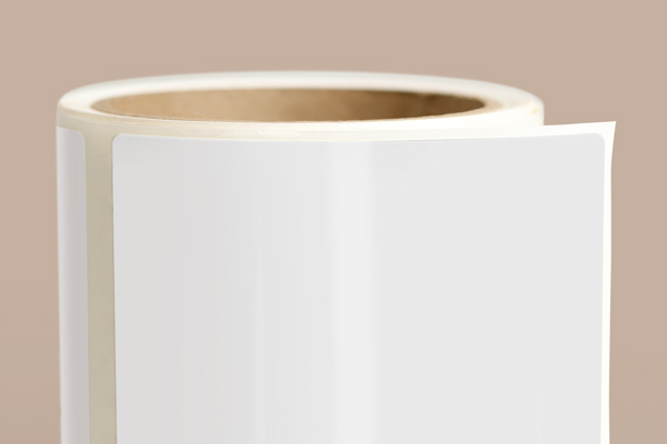 White BOPP Label
