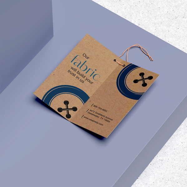 Folded Hang Tags