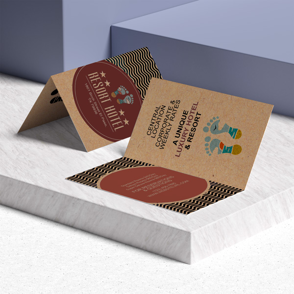 Folded Biz Cards