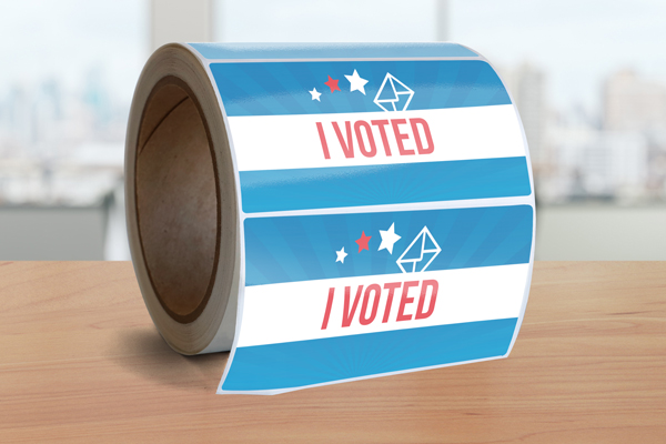 Product image: Rounded Rectangle Roll Labels