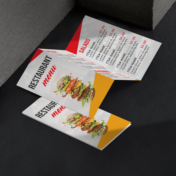 Product image: Brochure Menus