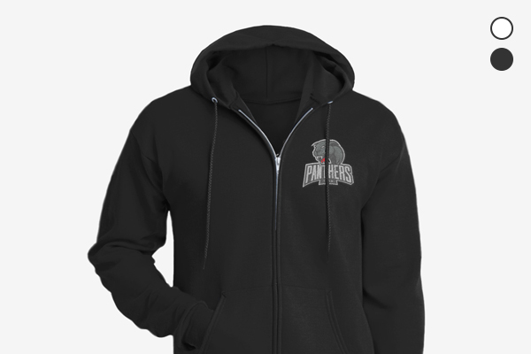 Product image: Embroidered Full Zip Hoodies