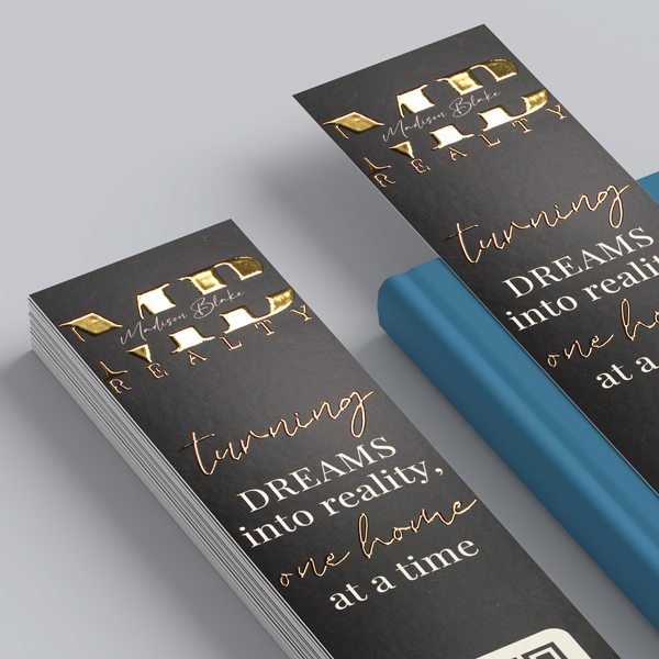Product image: Raised Foil Bookmarks