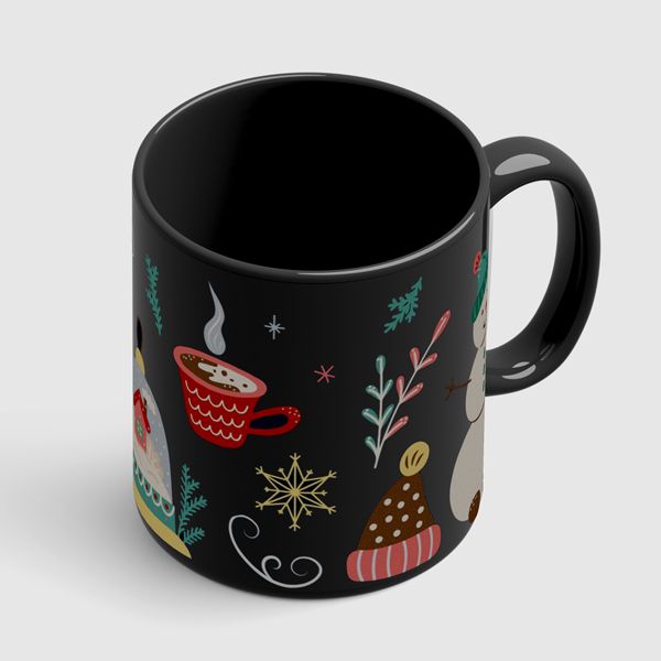 Product image: 11oz. Black Mugs