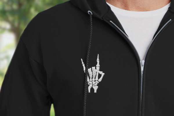 Product image: Embroidered Full Zip Hoodies