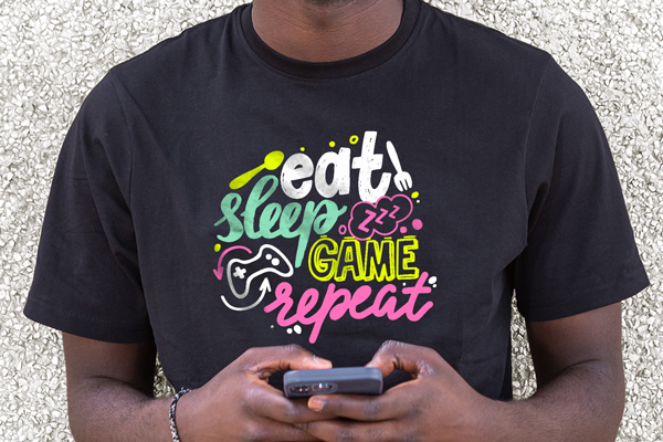 Product image: Men's/Unisex Black T-Shirts