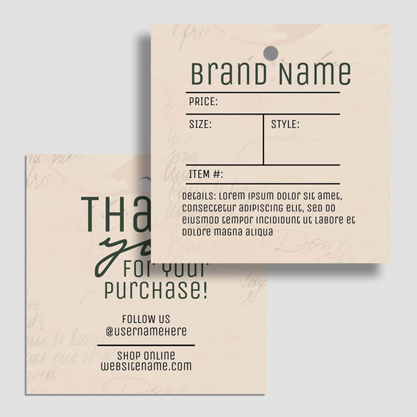 Product image: Clothing Tags