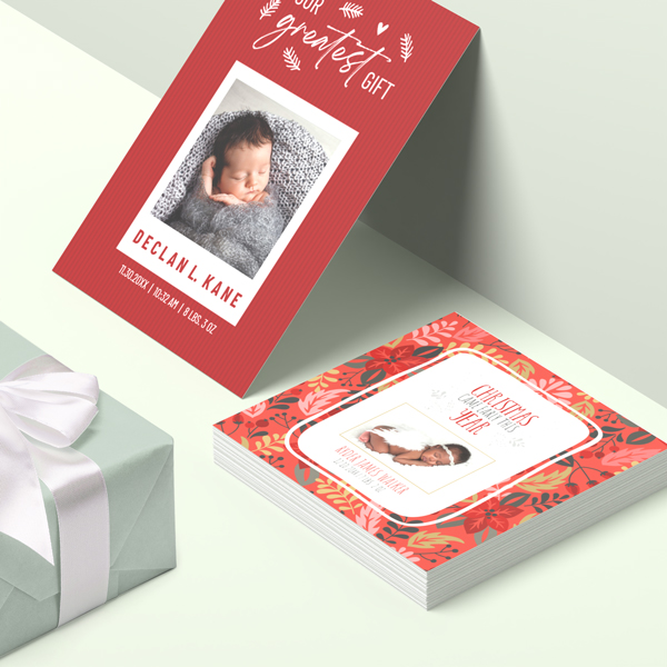 Product image: Holiday Birth Announcements