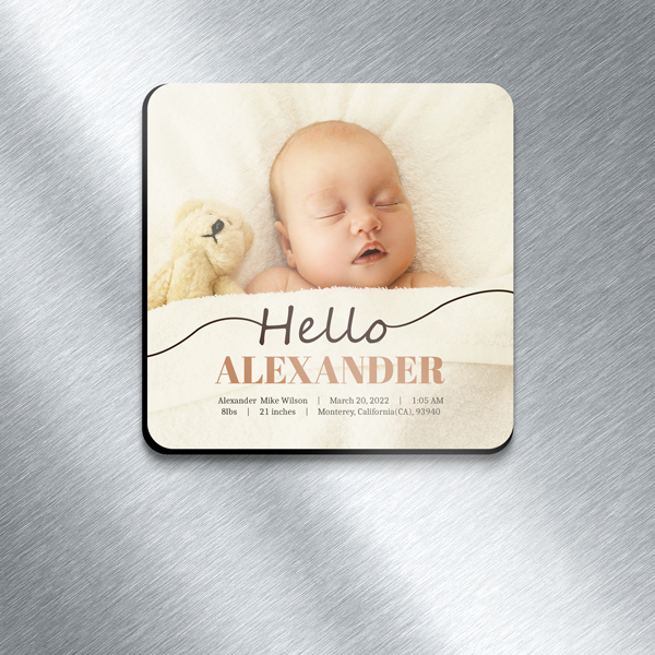Product image: Birth Announcement Magnets