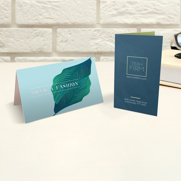 Folded Biz Cards