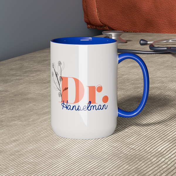 Product image: Blue Trimmed Mugs
