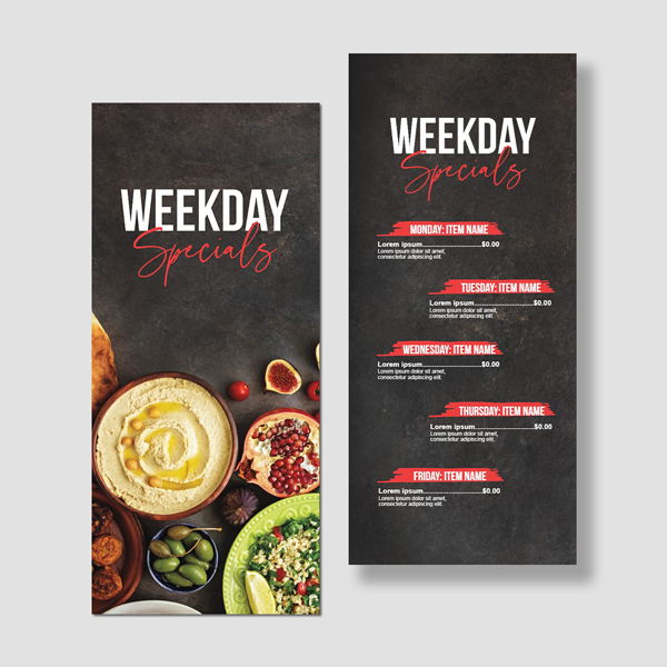 Product image: Menus
