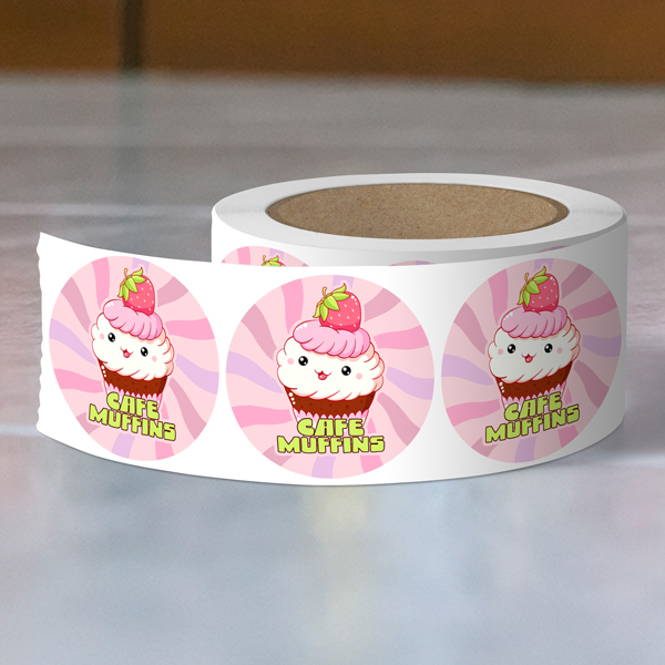 Product image: Circle Roll Labels
