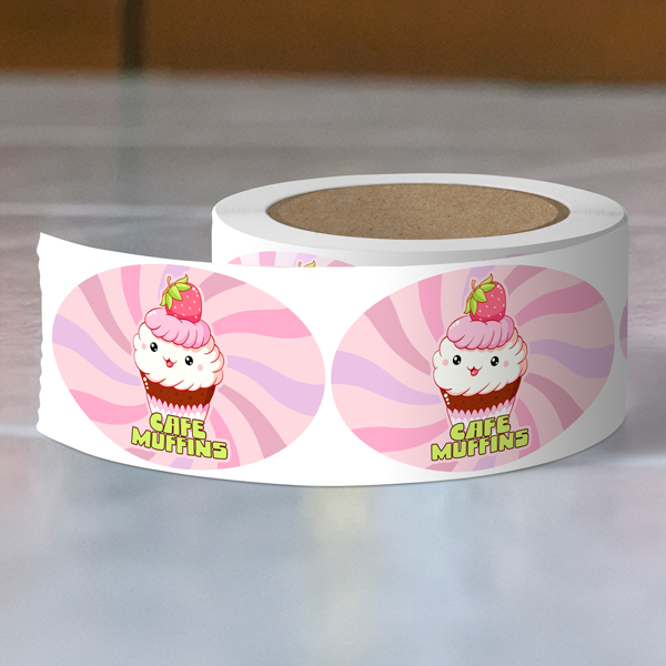 Product image: Oval Roll Labels