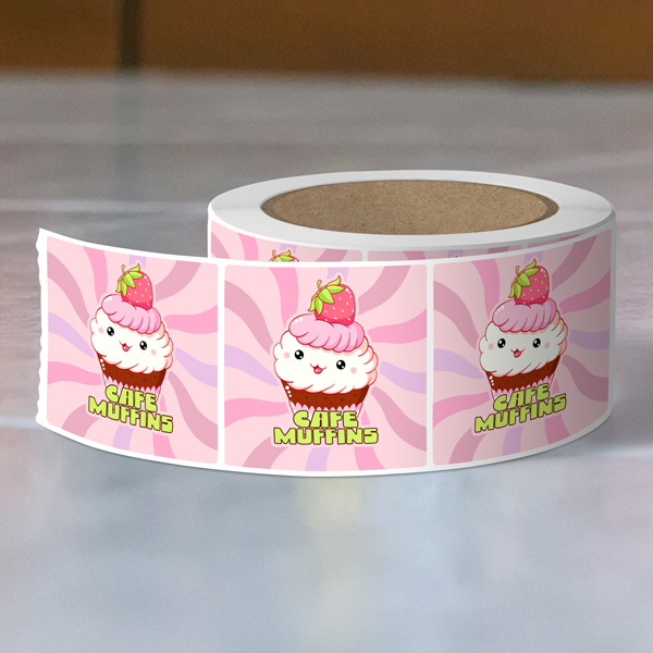 Product image: Rounded Square Roll Labels