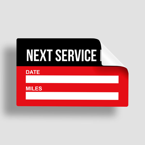 Product image: Oil Change Labels