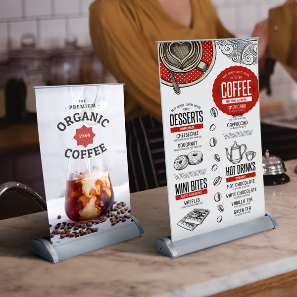 Product image: Tabletop Retractable Banners