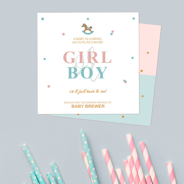 Product image: Blue & Pink Polka Dots