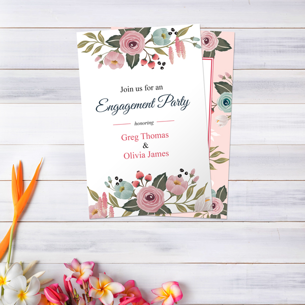 Product image: Pink and Blue Flowers