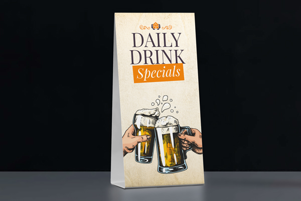 Product image: Bar & Pub Table Tents