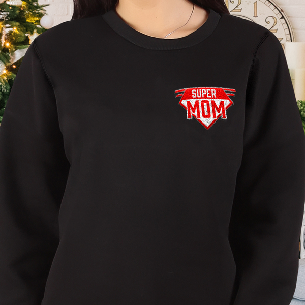 Product image: Embroidered Black Crewnecks
