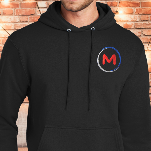 Product image: Embroidered Black Hoodies