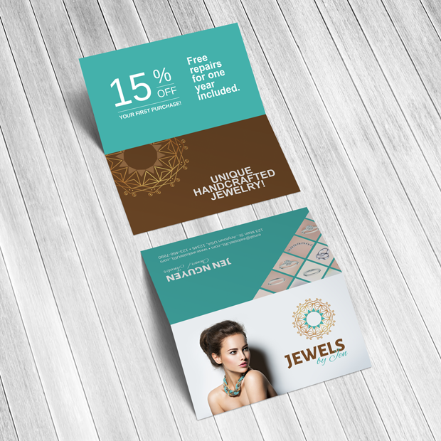 Folded Biz Cards